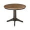 International Concepts Round 36 in Rd top ped table, 12 in leaf, 30.1 inh, dining Height, Hickory/Washed Coal, 36 W, 48 L K45-36RXT-27B - alternate 4